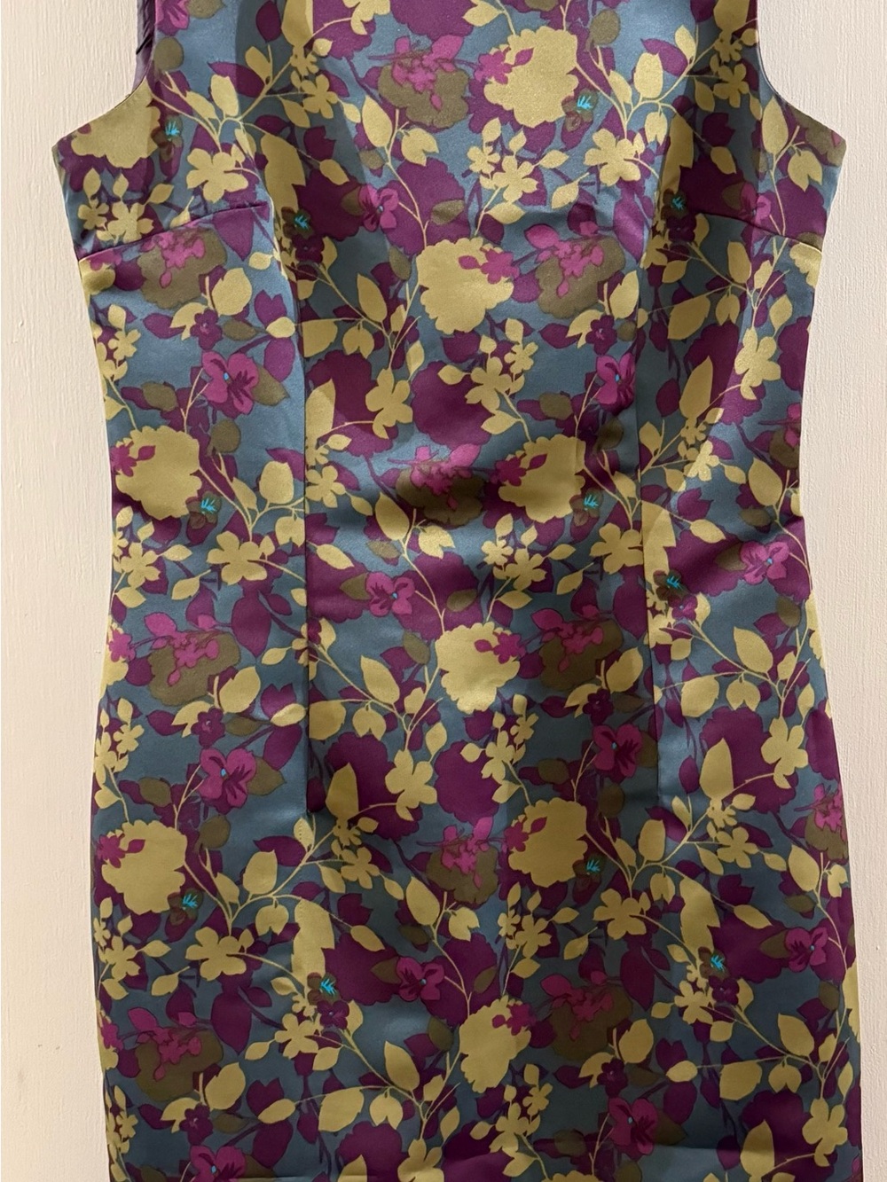 Maggy London Size 6 Floral Dress & Long Jacket 2-Piece Set Y2K Retro - Picture 2 of 3